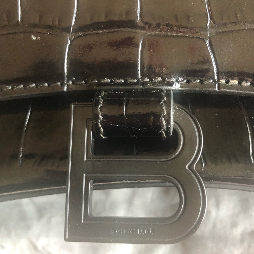 Black Balenciaga Hourglass Bag - Picture 5 of 9